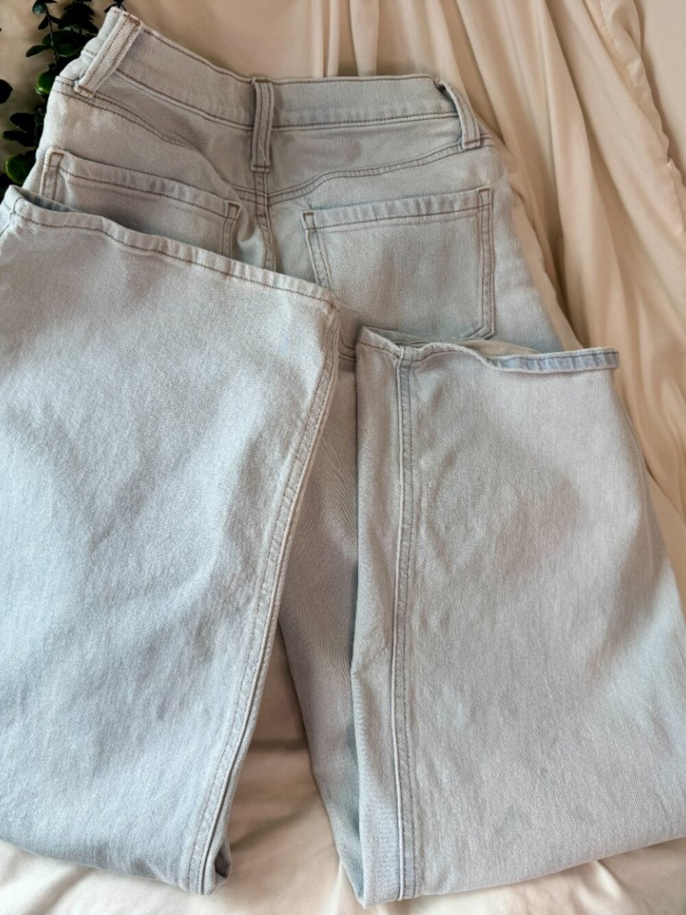 SO Goods For Life Light Wash Super High Rise Wide Leg Jeans Sz 5/27W - Picture 3 of 10